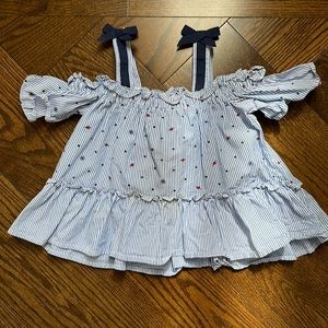 Mayoral adorable striped top 5 yrs old